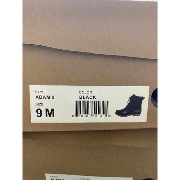 Weatherproof Vintage Mens Adam 2 Leather Closed Toe Ankle Black 9M. NIB - Picture 5 of 5